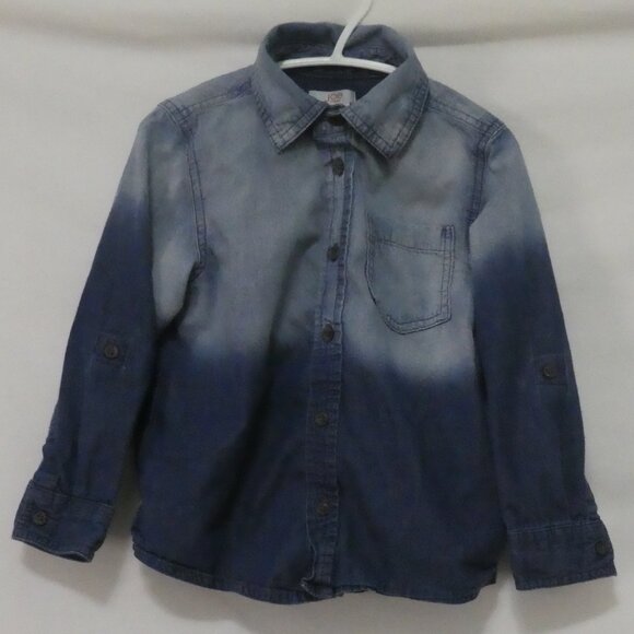Joe Fresh Other - JOE FRESH - Toddler | 4 years | Ombre Denim Button-Up Casual Shirt | Pocket